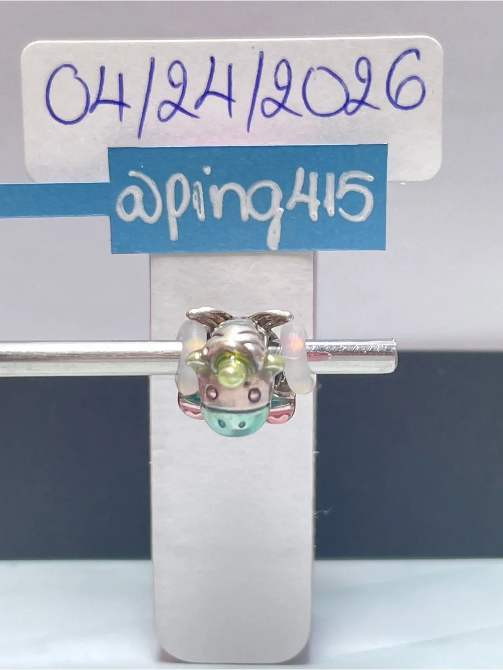 Pandora Colorful Rainbow Bruno the Unicorn Charm - Picture 4 of 12
